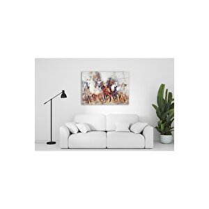 Atlar Cam Tablo 50x70 cm