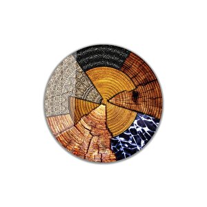 Yuvarlak Cam Tablo 4mm Dayanıklı Temperli Cam 50x50 cm
