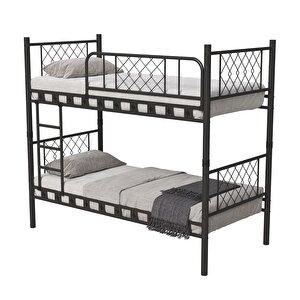 Argimo Metis Siyah Metal Ranza Ve Karyola 90x200