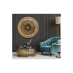 Ayasofya Kubbesi Yuvarlak Cam Tablo 30x30 cm