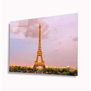 Eyfel Kulesi Cam Tablo 50x70 cm