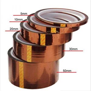 Kapton Bant 30mmx33m Yüksek Isıya Dayanıklı Yanmaz Bant Capton