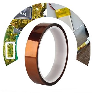 Kapton Bant 30mmx33m Yüksek Isıya Dayanıklı Yanmaz Bant Capton