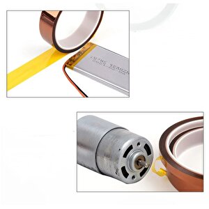 Kapton Bant 5mmx33m Yüksek Isıya Dayanıklı Yanmaz Bant Capton