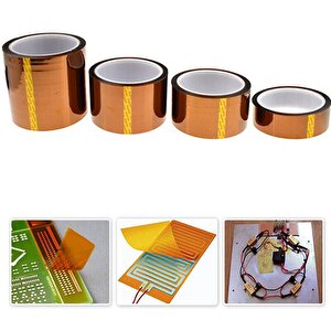 Kapton Bant 1cmx33m Yüksek Isıya Dayanıklı Yanmaz Bant Capton