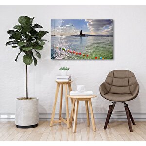 Kız Kulesi Cam Tablo 90x60 cm