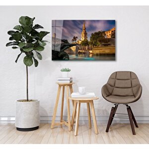 Eyfel Kulesi Cam Tablo 36x23 cm