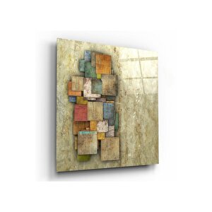 Renkli Cam Tablo 50x50 cm