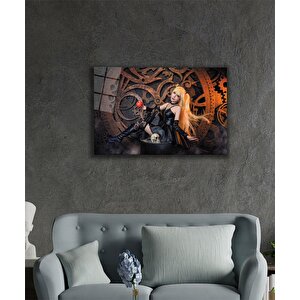 Kadınlar Kurgusal Karakter Misa Amane Cam Tablo 50x70 cm