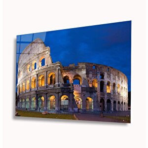 Antik Mimari Cam Tablo 50x70 cm