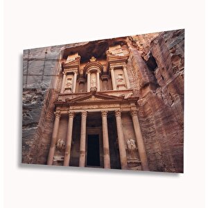 Antik Mimari Yapı Cam Tablo 36x23 cm