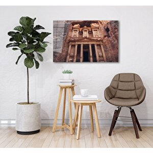 Antik Mimari Yapı Cam Tablo 36x23 cm