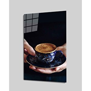 Türk Kahvesi Cam Tablo 50x70 cm