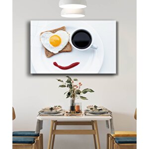 Kahvaltı Tabağı Mutfak Cam Tablo 36x23 cm