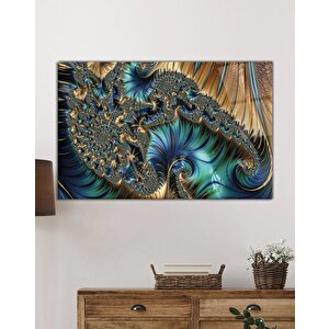 Renkli Soyut Sanatı Cam Tablo Ev Ve Ofis Duvar Dekoru 50x70 cm