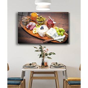 Kahvaltı Tabağı Mutfak Cam Tablo 36x23 cm