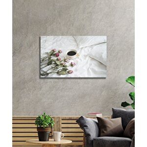 Yatakta Kahve Cam Tablo 50x70 cm