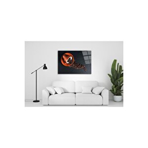 Fincan Kahve Cam Tablo 50x70 cm