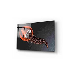 Kahve Cam Tablo 50x70 cm