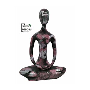 Yoga Yapan Kadin Heykeli̇ , Dekorati̇f Heykeller