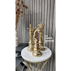 Satranç Seti Heykeli ; Ev Dekorasyon Ürünleri