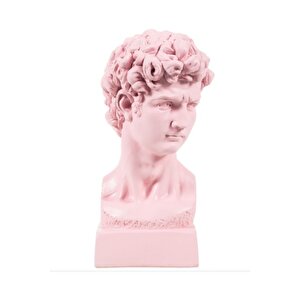Pembe David Heykel Büst