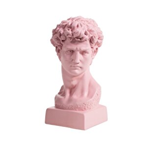 Pembe David Heykel Büst