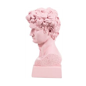 Pembe David Heykel Büst