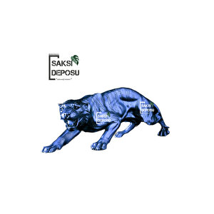Jaguar Heykeli Dev Boy , Ev Ofis Dekorasyon Ürünleri