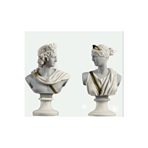 Apollo Ve Diana Büst Heykeli