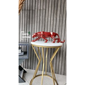 Kübik Kaplan Heykeli; Ev Dekorasyon Heykelleri Ofis Heykelleri Mimari Heykeller Biblolar