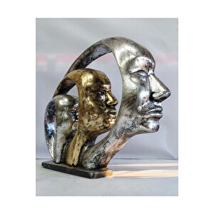 3'lü Mask Aile Heykeli