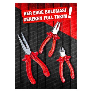 10 Pcs Full Takım El Aleti Kiti Pense Kombin,3 Metre,çekiç,yıldız,düz,tamir Kiti