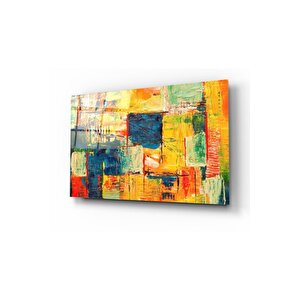 Soyut Desen Cam Tablo 50x70 cm