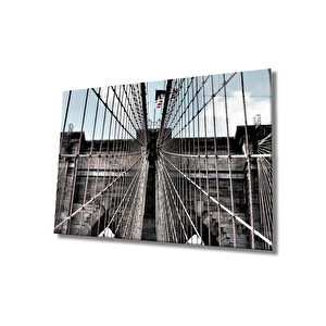 Köprü Cam Tablo Bridge 50x70 cm