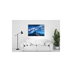Dağ Manzarası Cam Tablo 50x70 cm