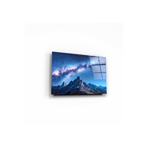 Dağ Manzarası Cam Tablo 50x70 cm