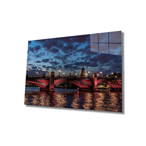 Köprü Cam Tablo Bridge 110x70 cm