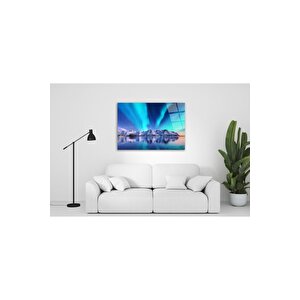 Dağ Manzarası Cam Tablo 50x70 cm