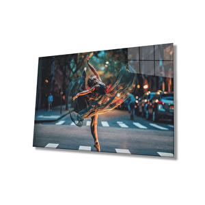 Balerin Cam Tablo 36x23 cm