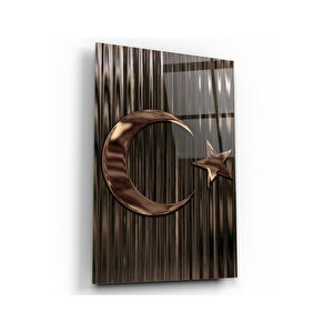 Bayrak Cam Tablo 60x90 cm