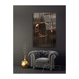 Bayrak Cam Tablo 60x90 cm