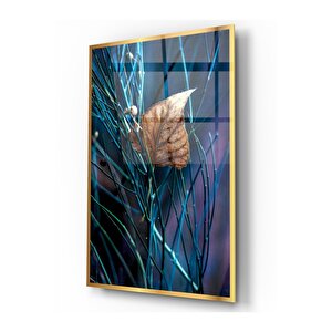 Yaprak Cam Tablo 50x70 cm