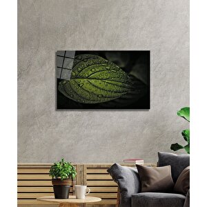 Yaprak Cam Tablo 36x23 cm