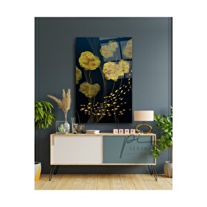 Yaprak Cam Tablo 60x90 cm