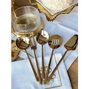 Allegra Gold 5 Parça Servis Kaşık Seti