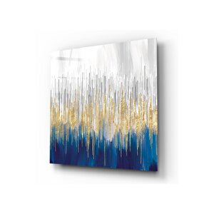 Mavi Gold Cam Tablo 30x30 cm