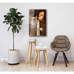 Mum Kandil Cam Tablo 50x70 cm