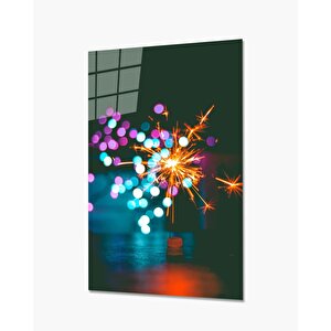 Mum Kandil Cam Tablo 90x60 cm