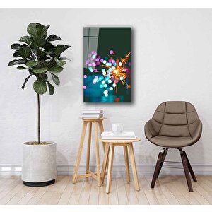 Mum Kandil Cam Tablo 50x70 cm